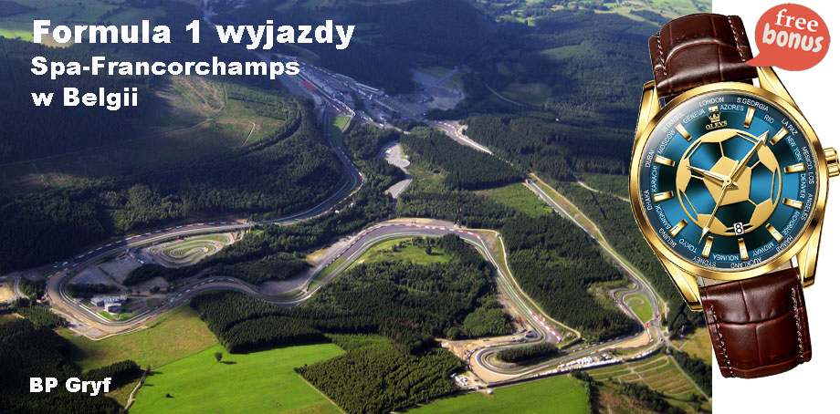 Formula 1 Belgia Spa wyjazdy i Bonus | BP Gryf